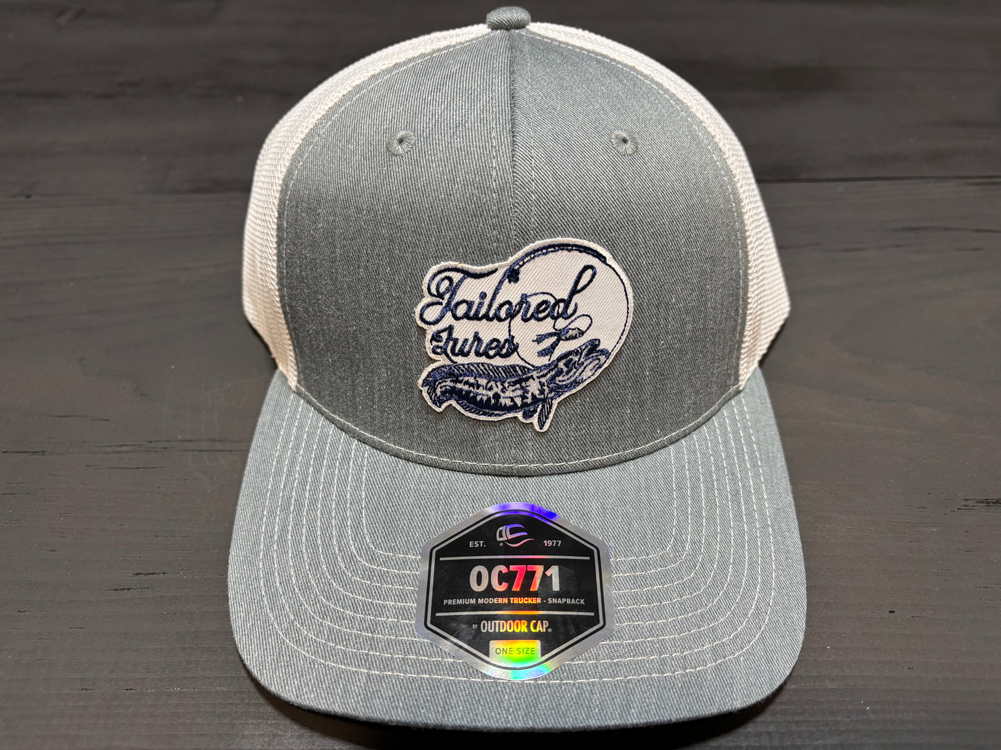 Tailored Lures trucker style hat (snap back)